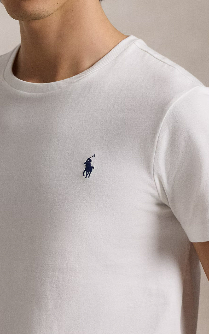 Polo Ralph Lauren Custom Slim Fit t-skjorte – detalj av brodert logo