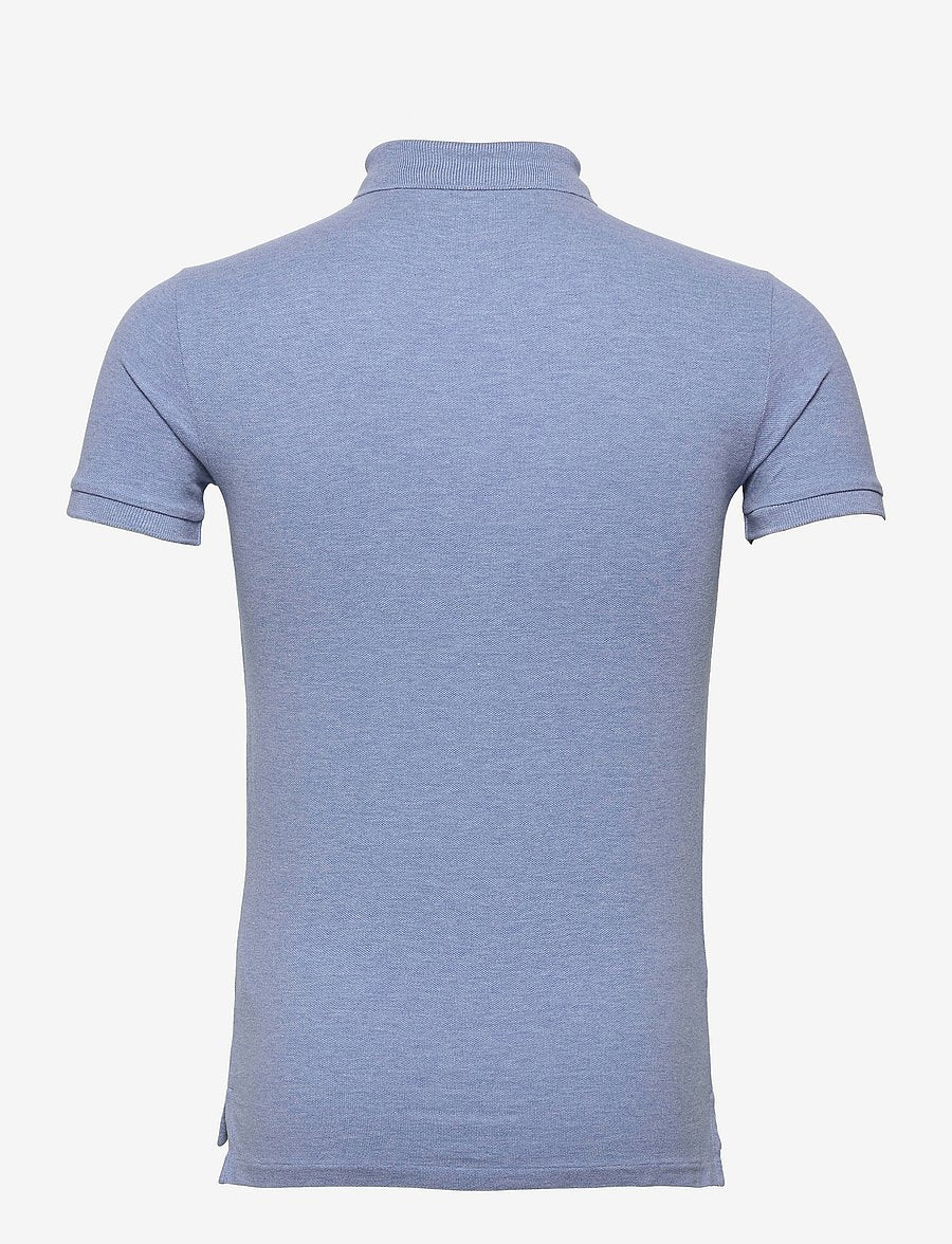 Polo Ralph Lauren Custom Slim Fit Mesh polo – liggende packshot bakfra