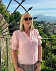 Kristelsz Shirt i chalk rosa i viskose, skjorte fra Saint Tropez hos Image Mandal