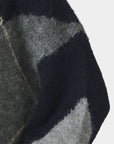 Inga Check Fluff Knit Blouse