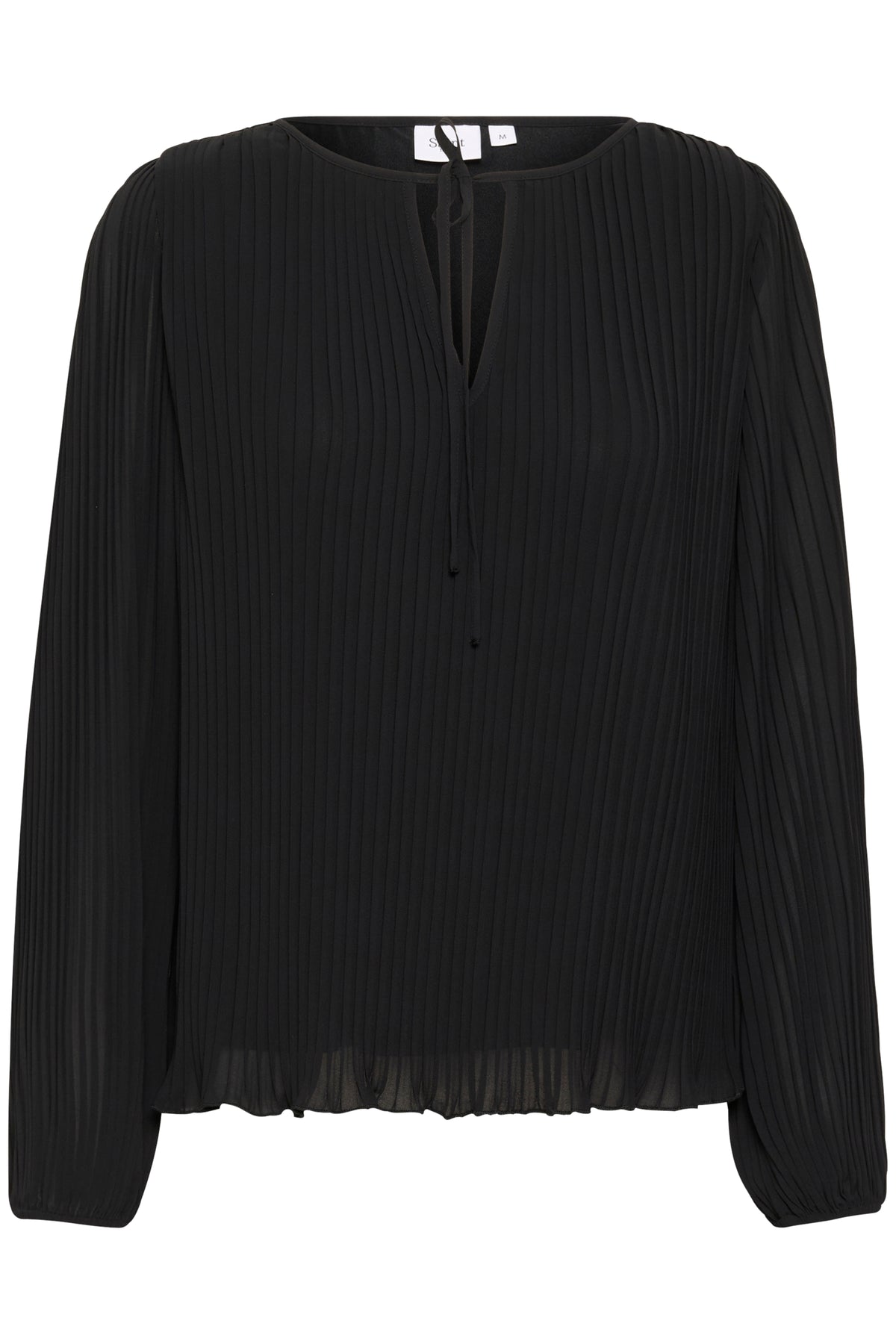 Saint Tropez Hooma bluse – forfra, plissert