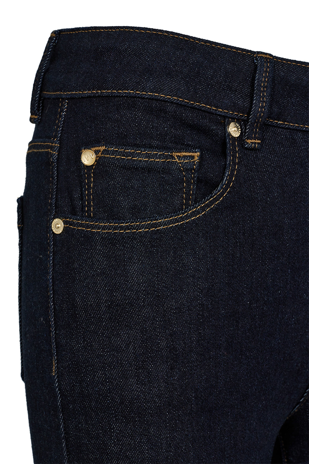 Ivy Copenhagen Alexa Cropped jeans – detalj av lomme og knapper