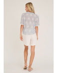 Conni Blouse i blue/white bakfra, bluse fra A-view hos Image Mandal