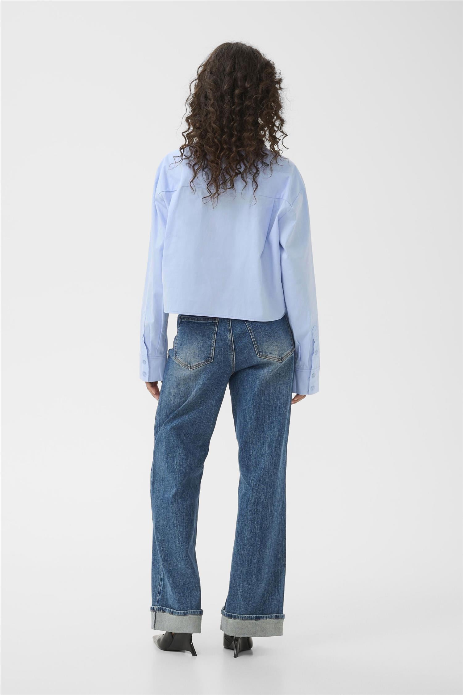 Gzyork Short Shirt Noos stylet antrekk, skjorte fra Gestuz hos Image Mandal