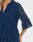 Zanna Dress i pageant blå stylet antrekk, kjole fra Saint Tropez hos Image Mandal