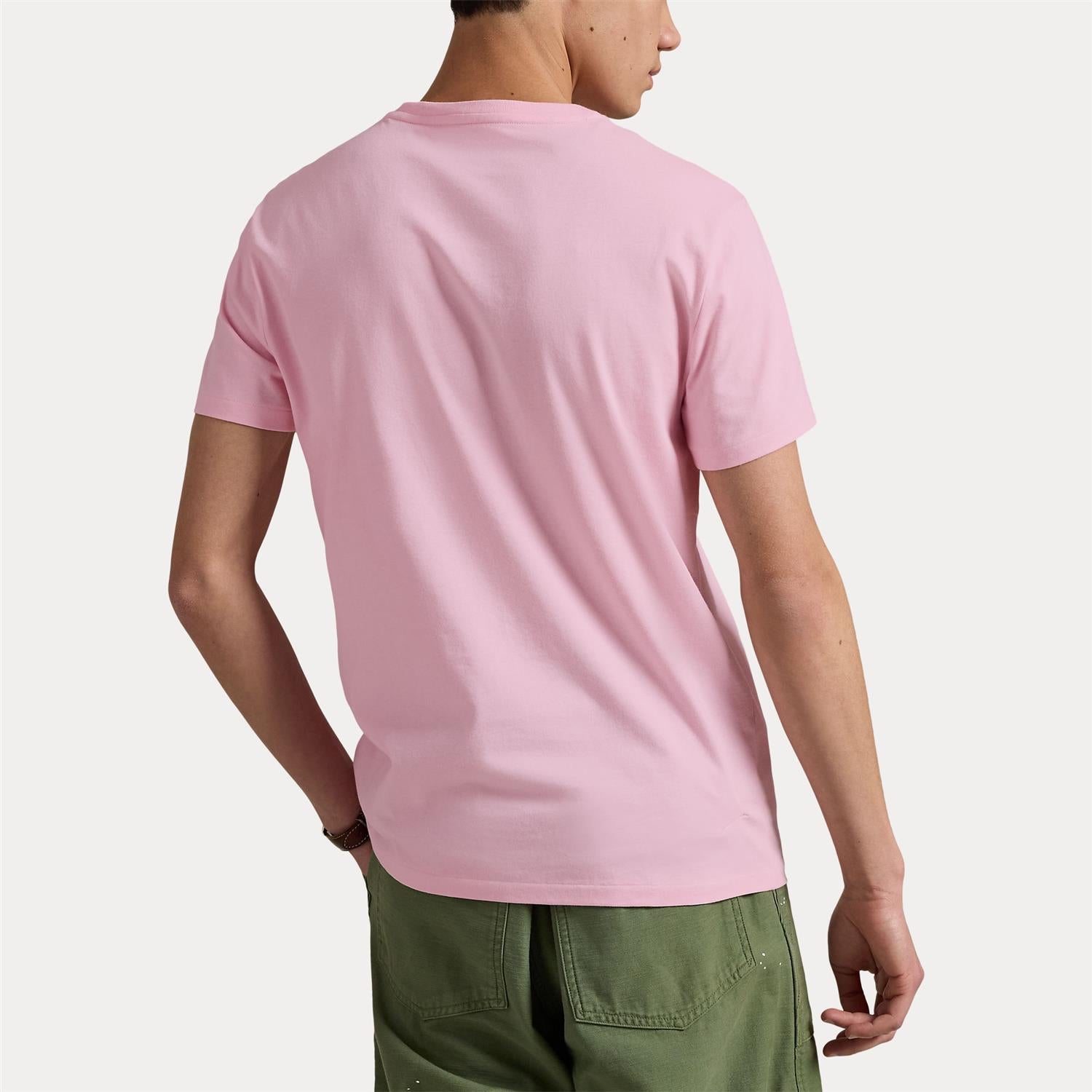 Jersey Ssl Tsh i rosa ekstra vinkel, t-skjorte fra Polo Ralph Lauren hos Image Mandal