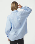Rochelle Scarf Fine Stripe Shirt