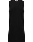 Juliette Spencer Dress i sort nærbilde av detaljer, kjole fra A-view hos Image Mandal