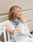 Adelina Paisley Knit Scarf