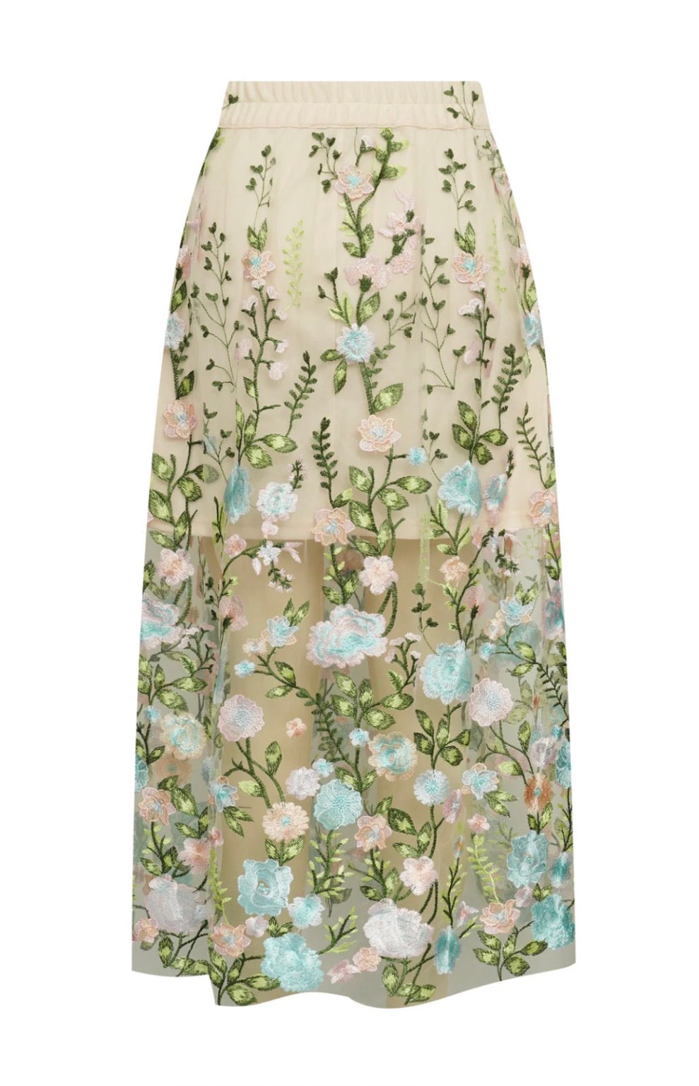 Fuschia Skirt i rose blå stylet antrekk, skjørt fra A-view hos Image Mandal