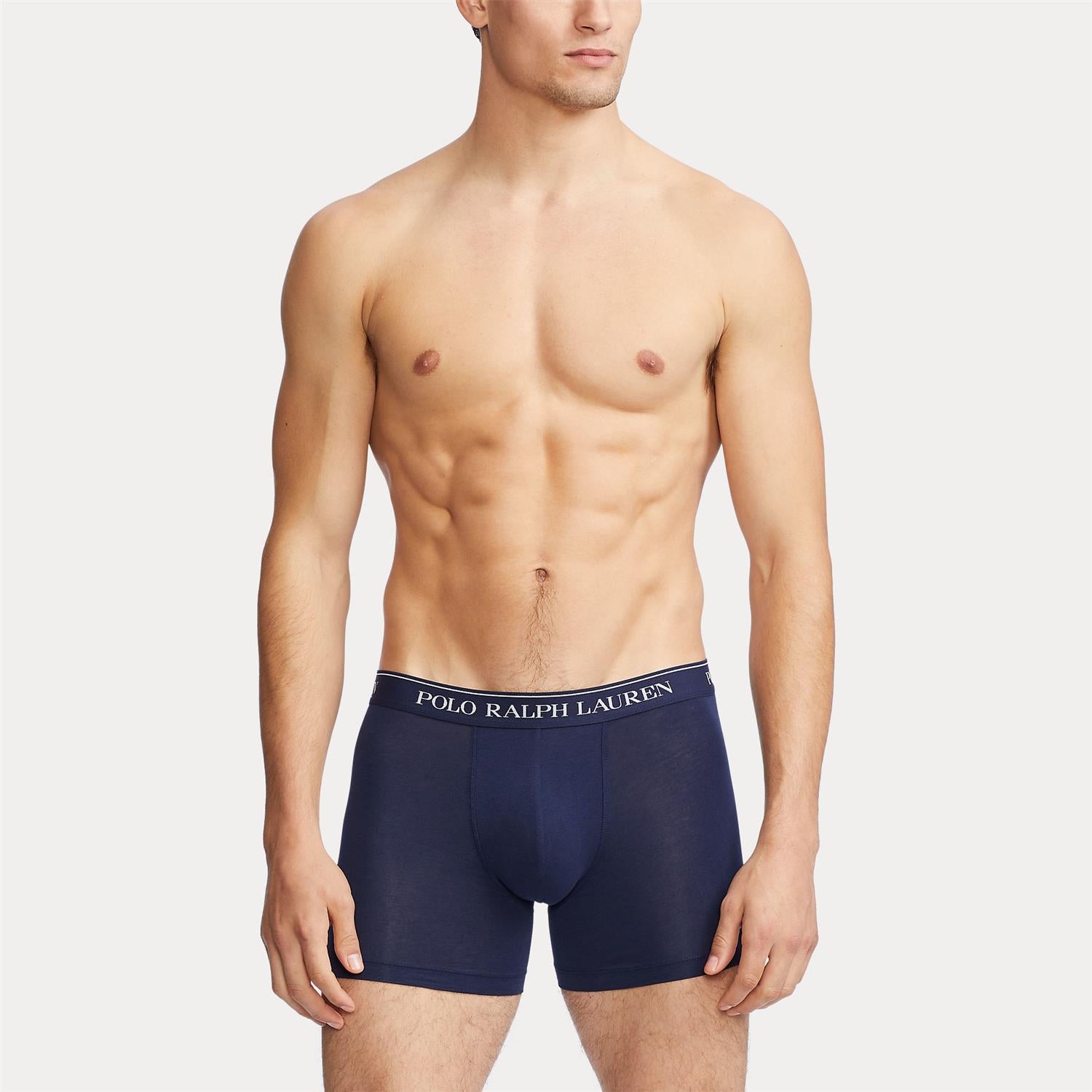 Boxer Brief-3 Pack-Boxer Brief i multi stylet antrekk, undertøy fra Polo Ralph Lauren hos Image Mandal