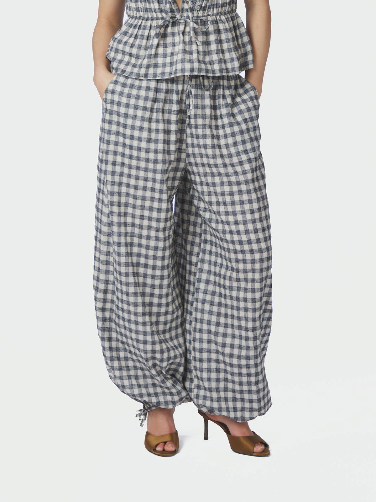 Roxane Balloon Check Pants