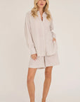Sonja New Shirt i sand i bomull, skjorte fra A-view hos Image Mandal