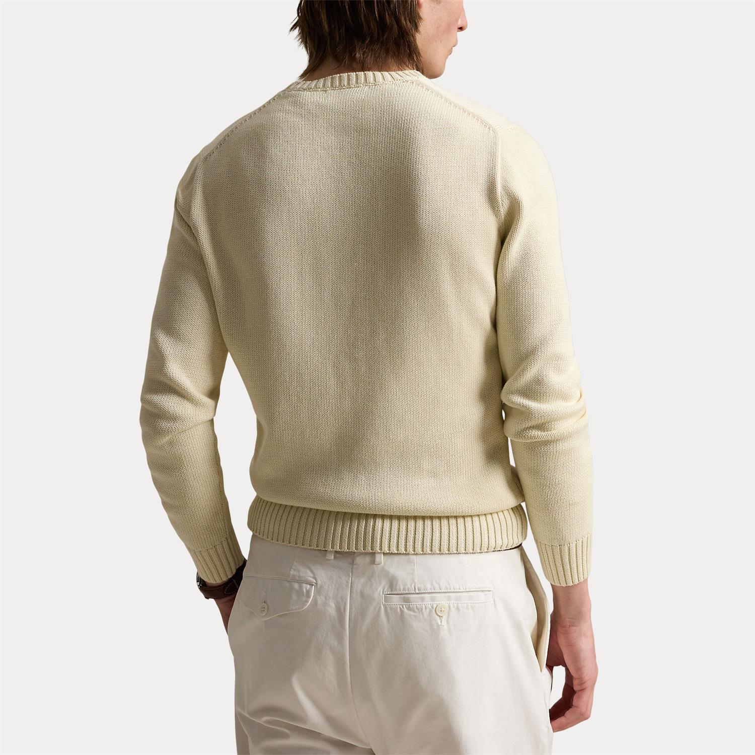 7-Gauge Crew Neck Long-Sleeve Sweater alternativt utsnitt, genser fra Polo Ralph Lauren hos Image Mandal