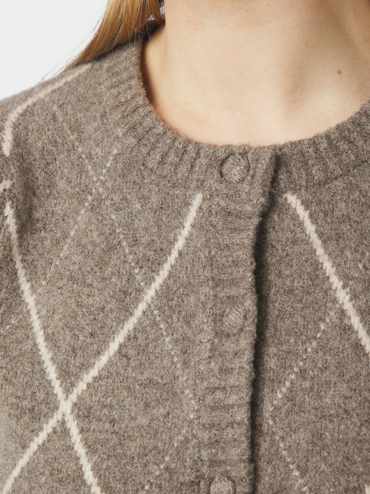 Koteas Check Knit Cardigan