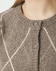 Koteas Check Knit Cardigan