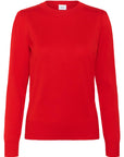 mila pullover rød