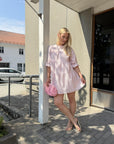 Indiana Dress i Washed Pink Checked fra Once Untold hos Image Mandal