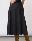 Poppycc Pleat Scallop Skirt