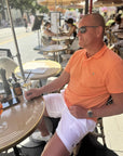 Sskccmslm1-Short Sleeve-Knit i Orange, skjorte fra Polo Ralph Lauren hos Image Mandal