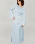 Sanne Dress i blå i polyester, kjole fra Urban Pioneers hos Image Mandal
