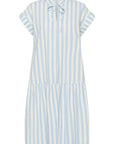 Zalindasz Ss Dress i skyway ice stripet i bomull, kjole fra Saint Tropez hos Image Mandal