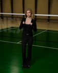 Ulianna Leggings Pants i sort alternativt utsnitt, underdel fra Neo Noir hos Image Mandal