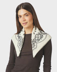 Adelina Paisley Knit Scarf