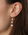 Robine - Crystal Earrings Stainless Steel