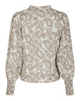 Gilda Soft Paisley Blouse på modell, skjorte fra Neo Noir hos Image Mandal