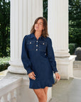 Nikko Denim Dress i blå alternativt utsnitt, kjole fra Neo Noir hos Image Mandal