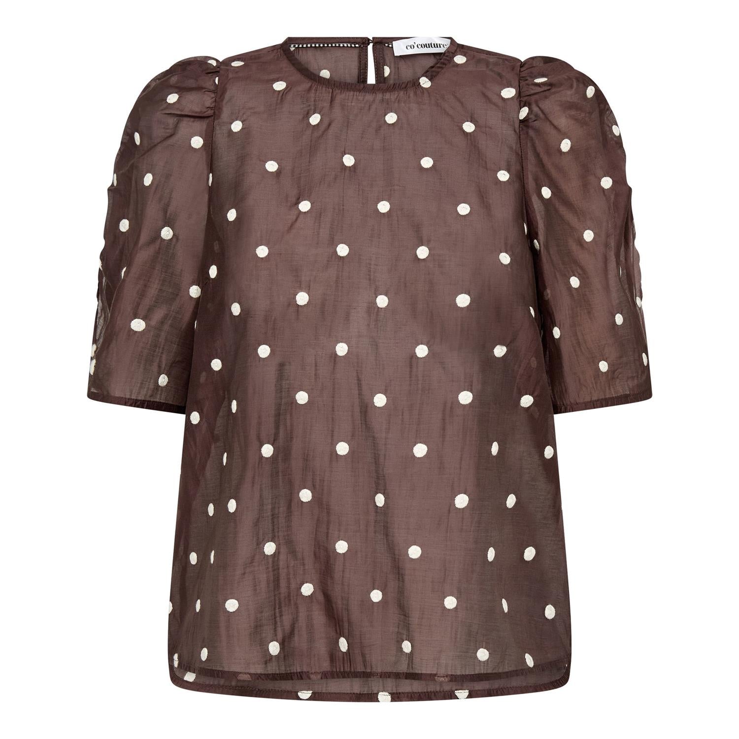 Ditacc Dot Ss Blouse