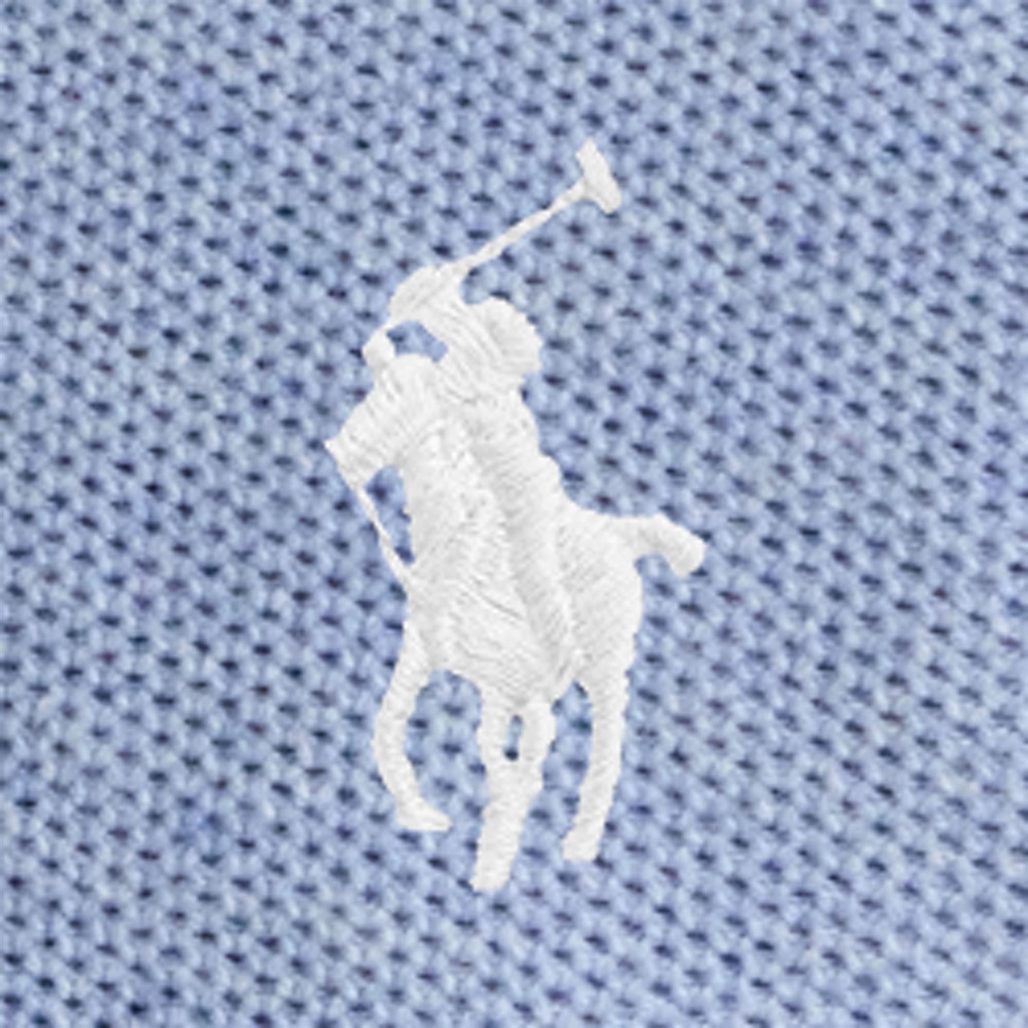 Mesh-Knit Half-Zip Pullover i blå bilde 11, genser fra Polo Ralph Lauren hos Image Mandal