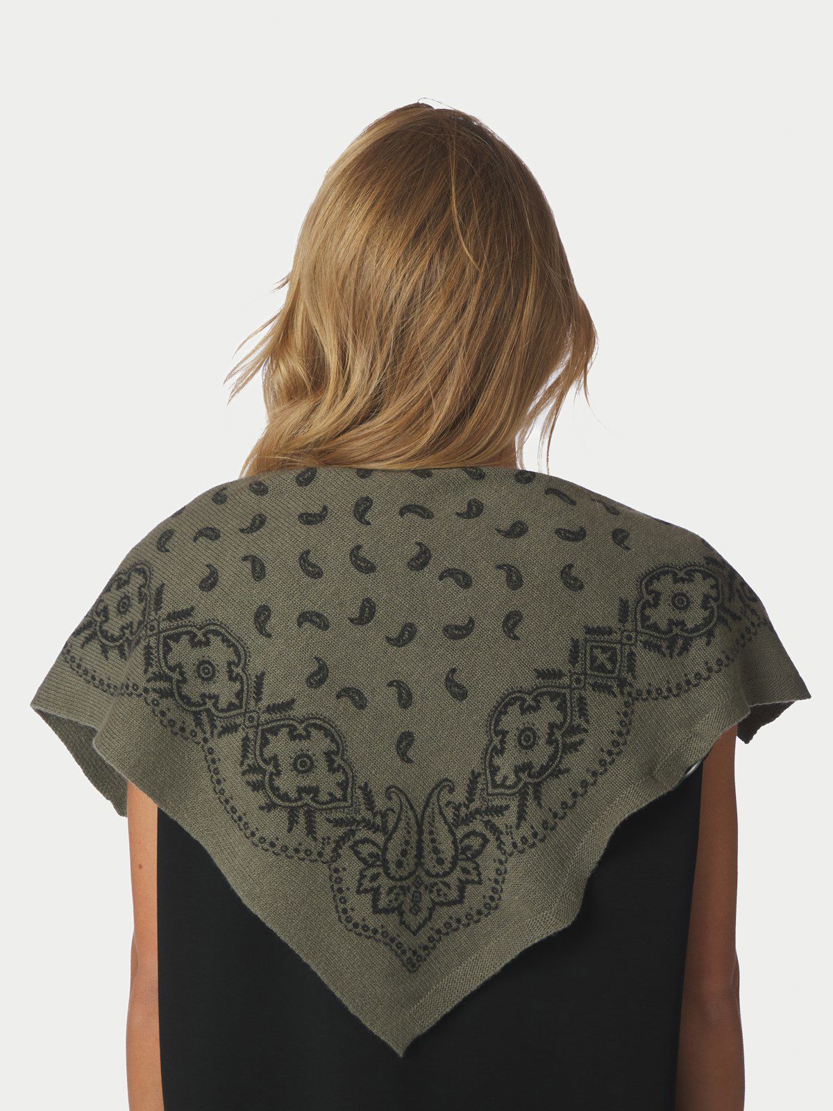 Adelina Paisley Knit Scarf