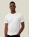 Norregaard T-shirt i hvit, t-skjorte fra Les Deux hos Image Mandal