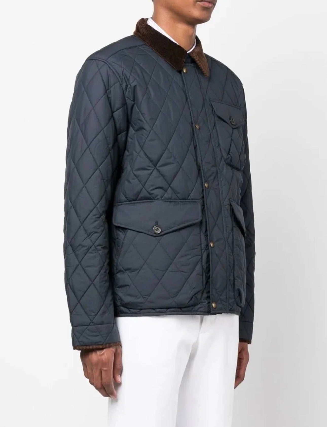 Polo Ralph Lauren Pouch-Pocket Quilted Jacket stylet antrekk, yttertøy fra Polo Ralph Lauren hos Image Mandal