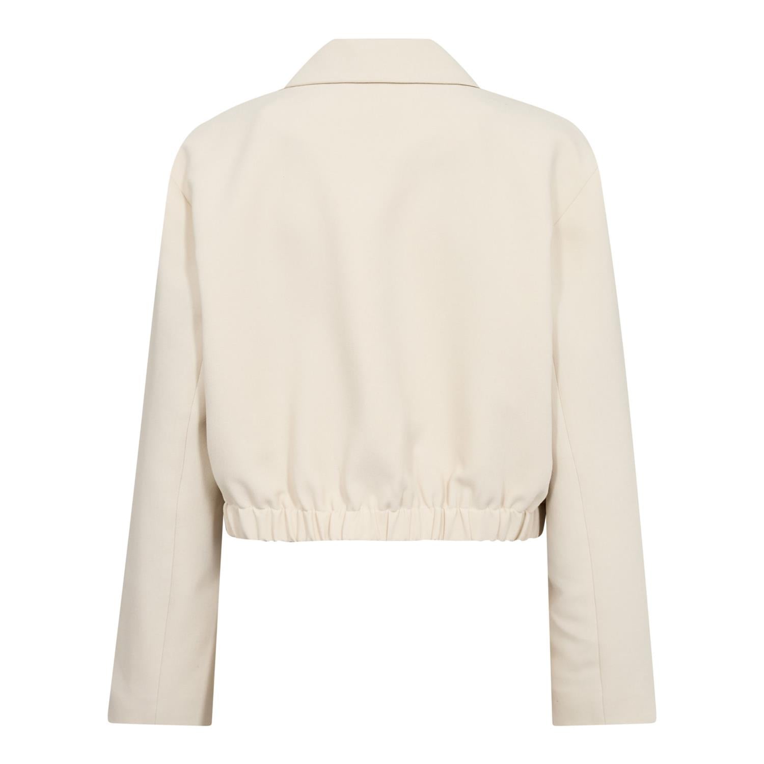 Acilecc Crop Blazer i bone sett fra siden, blazer fra Co'couture hos Image Mandal