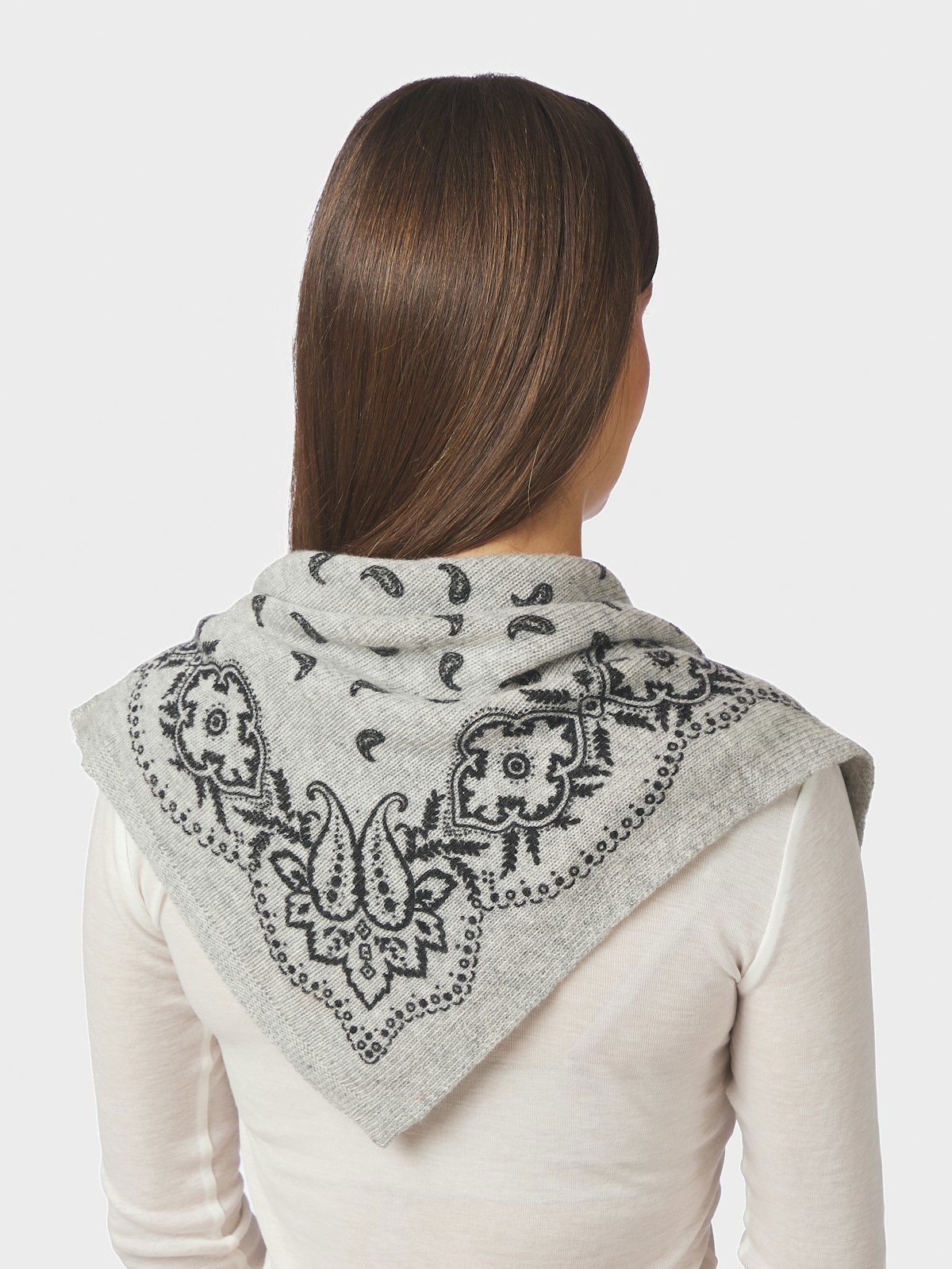 Adelina Paisley Knit Scarf