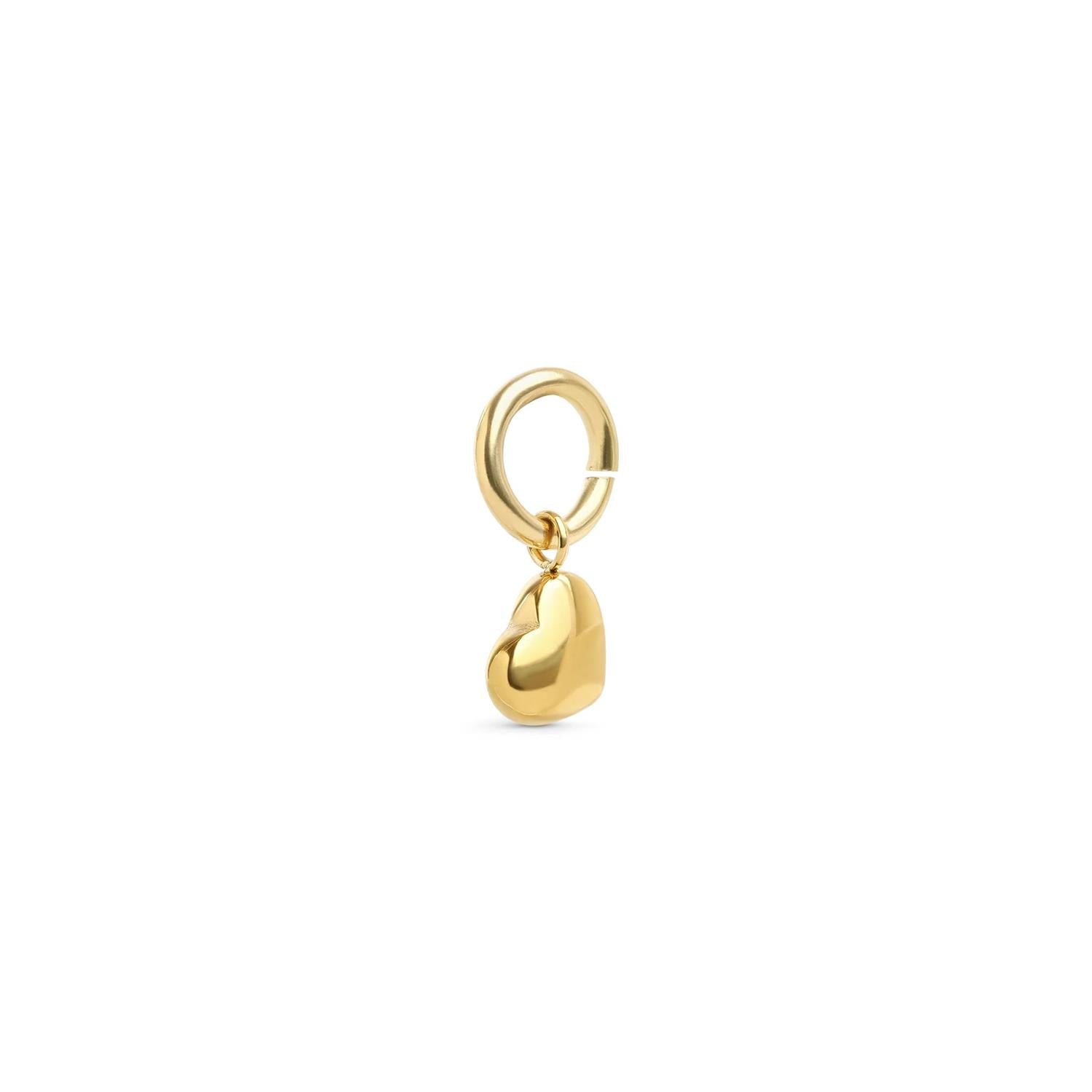 Suki - Heart Charm Stainless Steel