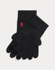 Gloves i sort, hansker fra Polo Ralph Lauren hos Image Mandal