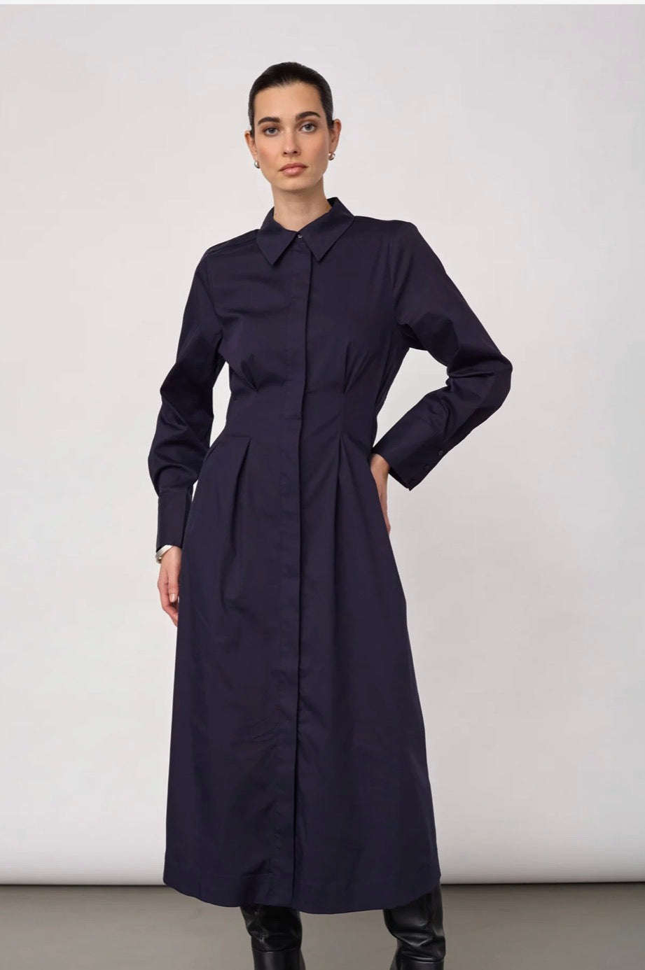 Sannacc Shirt Long Dress