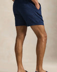 Woven shorts i marineblå bakfra, shorts fra Polo Ralph Lauren hos Image Mandal