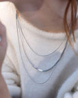 Matilde - Triple Chain Necklace Stainless Steel