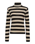 Masoncc Stripe Rollneck Blouse