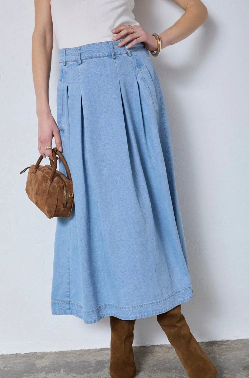Tillycc Anya Pleat Skirt