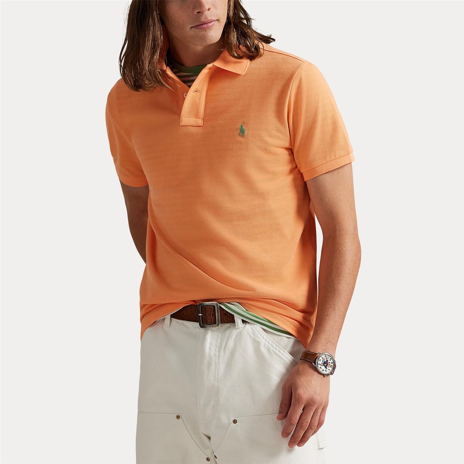 Sskccmslm1-Short Sleeve-Knit i oransje bilde 18, skjorte fra Polo Ralph Lauren hos Image Mandal
