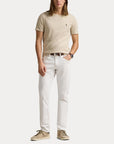 Custom Slim Crew Neck Short-Sleeve T-Shirt i grå ekstra vinkel, t-skjorte fra Polo Ralph Lauren hos Image Mandal