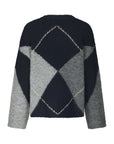 Inga Check Fluff Knit Blouse