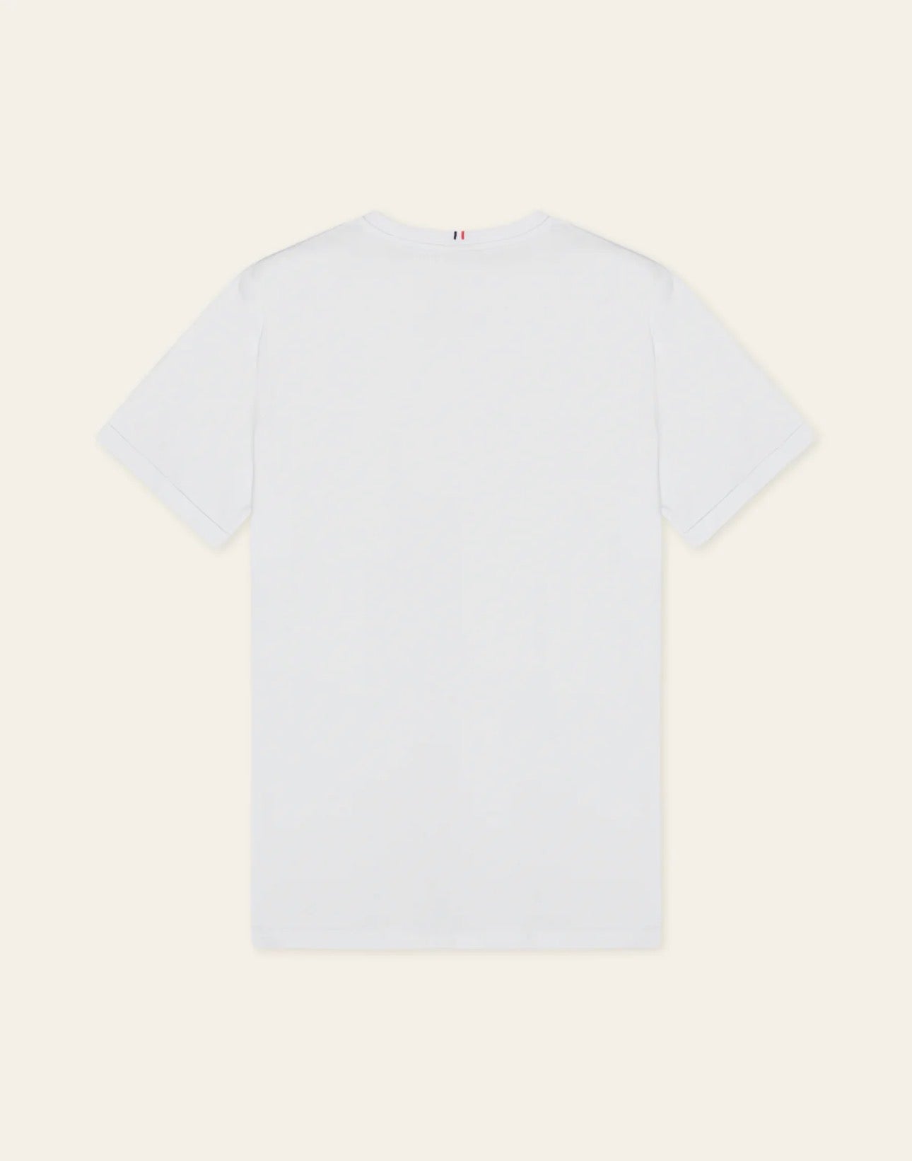 Norregaard T-shirt i hvit nærbilde av detaljer, t-skjorte fra Les Deux hos Image Mandal