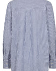 Sonja New Shirt i marineblå stylet antrekk, skjorte fra A-view hos Image Mandal